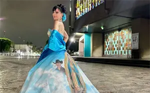 El diseñador detrás del vestido de Maribel Guardia en la Basílica: un tributo lleno de simbolismo