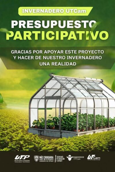 Gran logro en Jiménez, invernadero sustentable beneficiará a estudiantes y comunidad