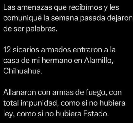 Estamos en contacto permanente con Lebarones; fiscal ante agresión
