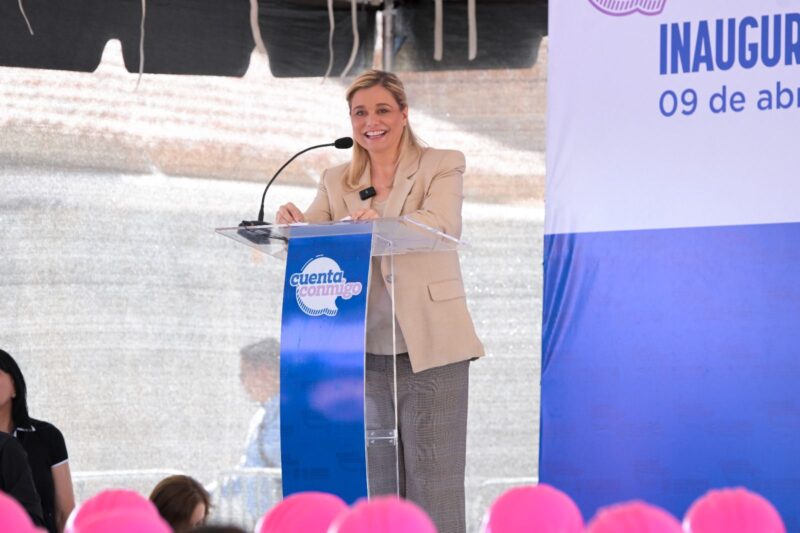 Maru Campos inaugura el Colector Viñedos en beneficio de más de 441 mil juarenses