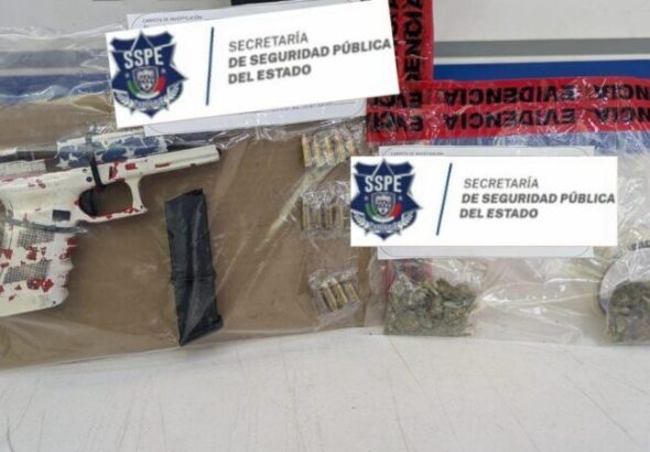 Detienen a sujeto armado en Juárez con apoyo de Centinela