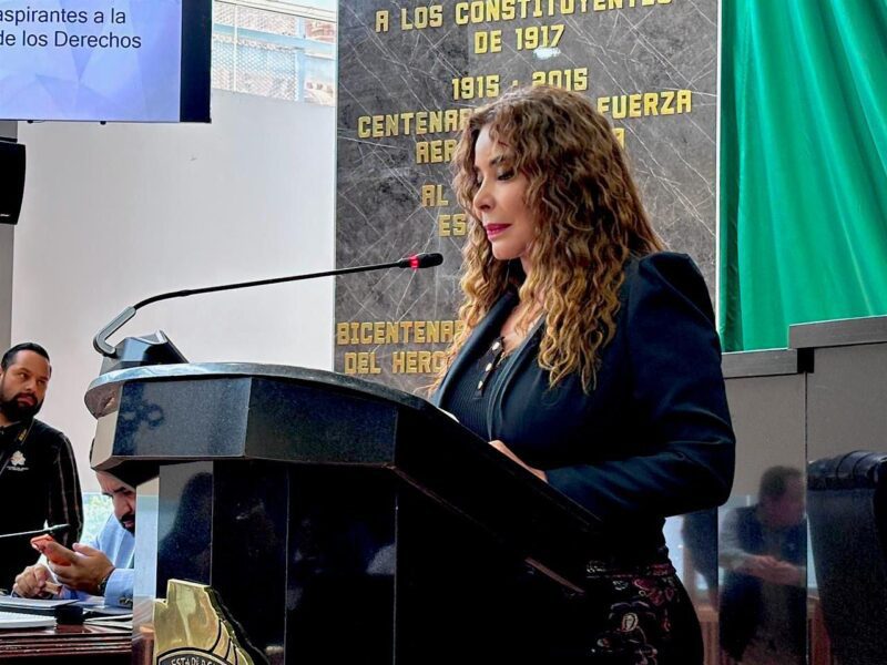 “Ley Alina garantiza legítima defensa a víctimas que hayan sufrido previamente violencia feminicida”: Dip. María Antonieta Pérez