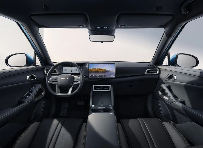 Este SUV híbrido destaca por su tecnología y confort en su interior. Foto: BYD