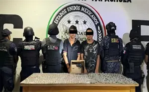 Un venezolano y un guatemalteco fueron detenidos en Tapachula y dijeron pertenecer a un cártel
