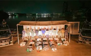 Detienen a seis extranjeros con cargamento millonario de cocaína frente a Chiapas