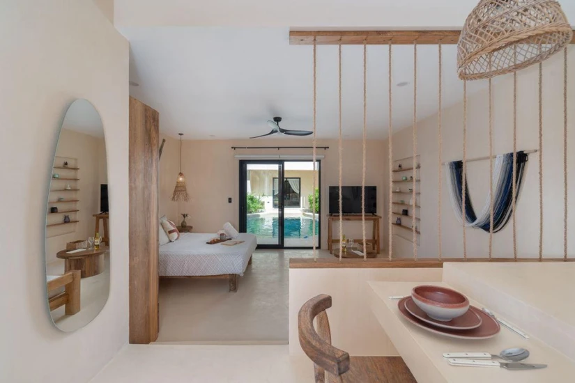 El departamento de Bárbara de Regil en Tulum. Foto: CocayTulum