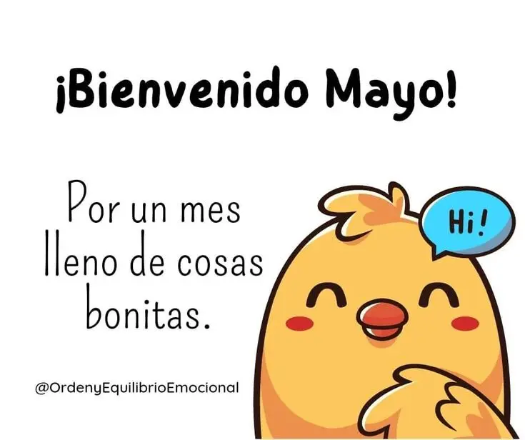 Frases para recibir el mes de mayo