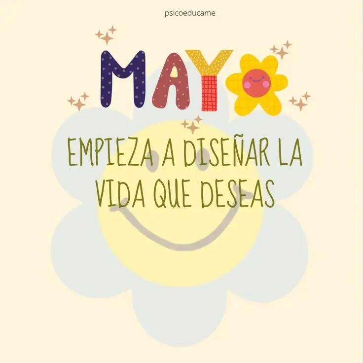 Frases para recibir el mes de mayo