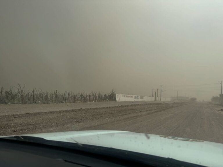 Prevén vientos fuertes y ambiente caluroso por ingreso del frente frío 46 en Chihuahua