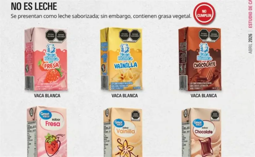 Algunas marcas etiquetan como leche a sus productos, pero no lo son. Foto: Cortesía