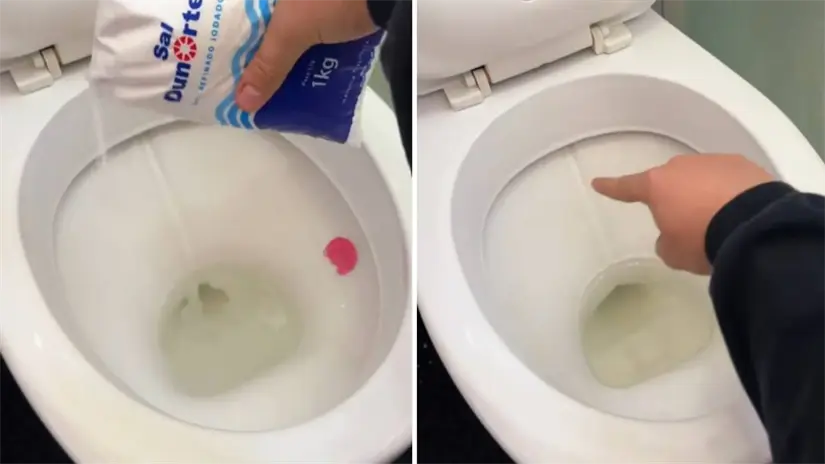 La sal ayuda con la acumulación de residuos. Foto: Cortesía