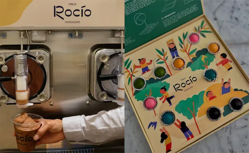 Chocolates Rocío fue de sus primeros negocios. Foto: Cortesía