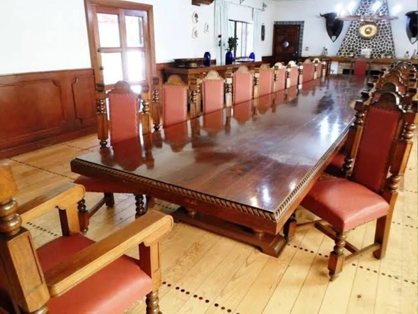 La finca de Mario Moreno en el Edomex con diseño colonial.. Foto: Cortesía