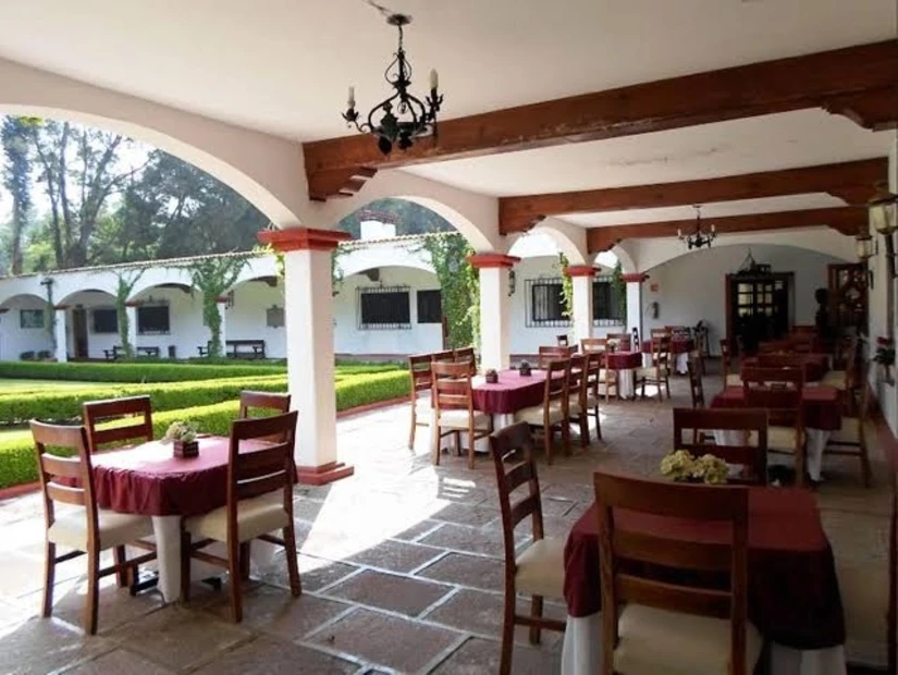 La hacienda de Cantinflas funciona como restaurante y hotel. Foto: Cortesía