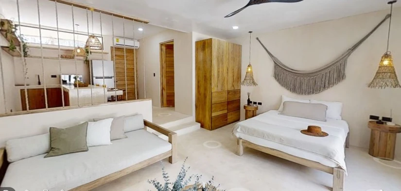 La propiedad para descansar de Bárbara de Regil. Foto: CocayTulum