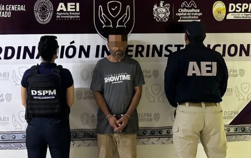 Capturan a presunto feminicida en chihuahua tras crimen en hotel de la ciudad