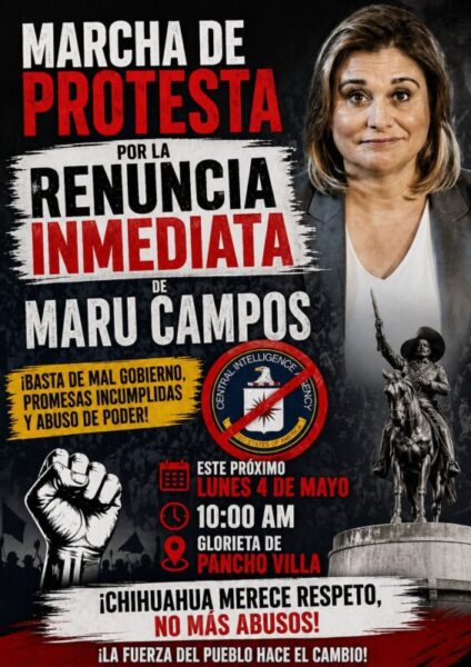 Convocan a marcha para exigir renuncia de la gobernador