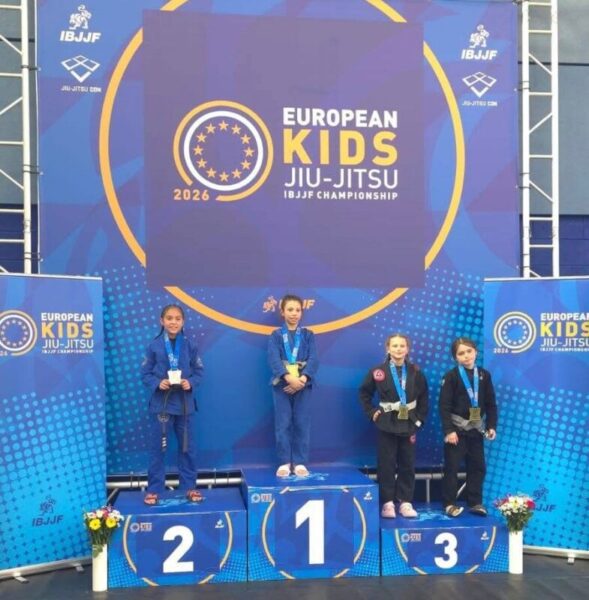 ¡ANA VICTORIA CALZADILLAS ES PLATA EN EL ‘EUROPEAN KIDS’ DE JIU JITSU EN DUBLÍN, IRLANDA!