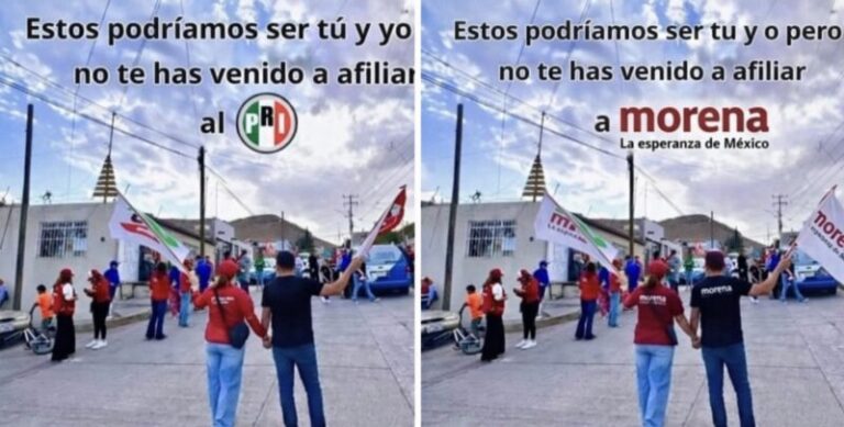 Acusan montaje con IA: PRI exhibe uso de imagen “clonada” por Morena