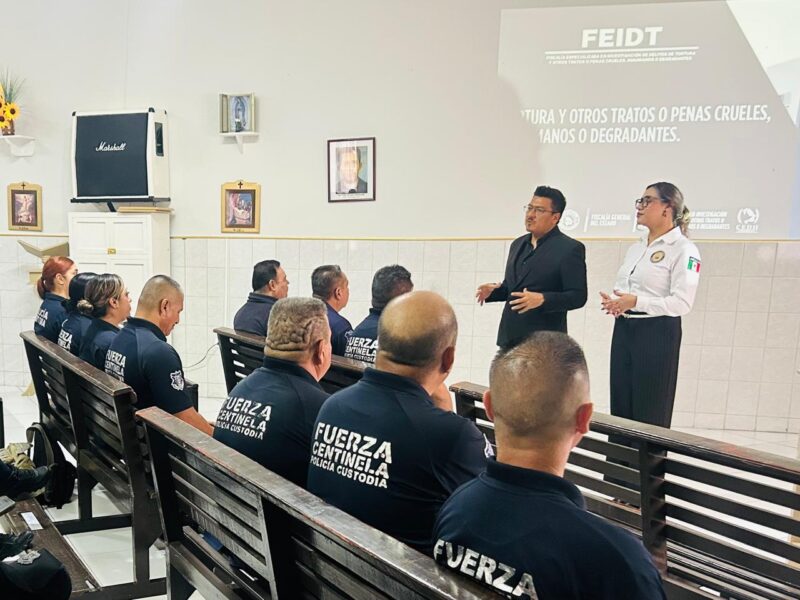 Capacitan a custodios en prevención de tortura
