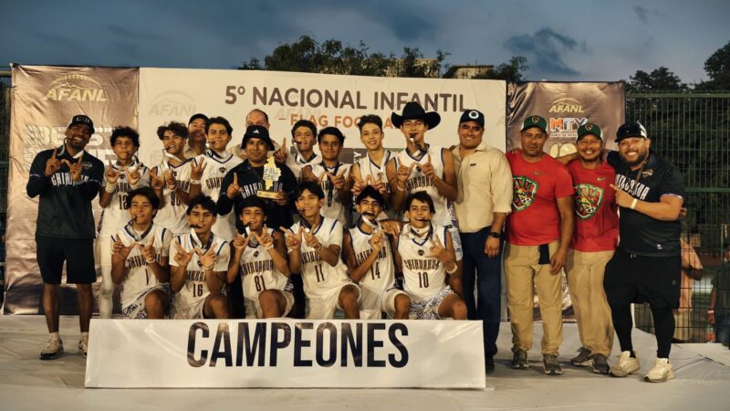 CHIHUAHUA CAMPEÓN NACIONAL DE FLAG FOOTBALL U15 EN MONTERREY, NL.