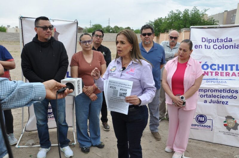 Diputada Xóchitl Contreras y vecinos de San Pablo obligan al Municipio a devolver el parque que quiso arrebatar