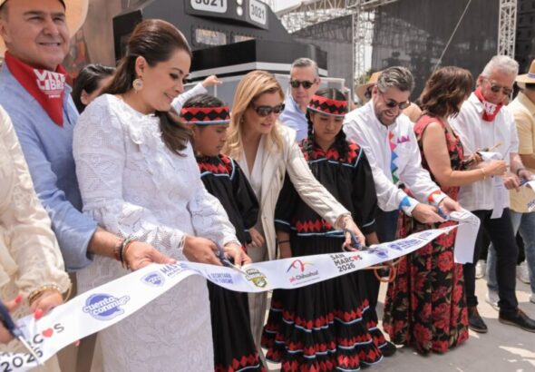 Maru Campos encabeza delegación chihuahuense en el arranque de la Feria Nacional de San Marcos 2026