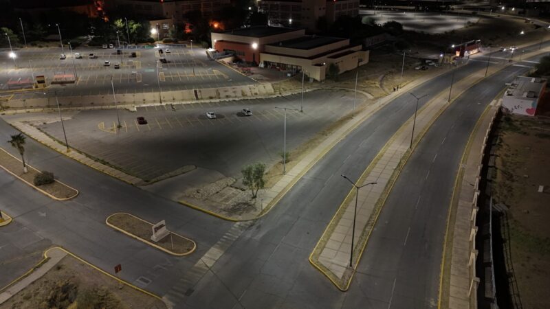 Modernizan alumbrado en la UACH