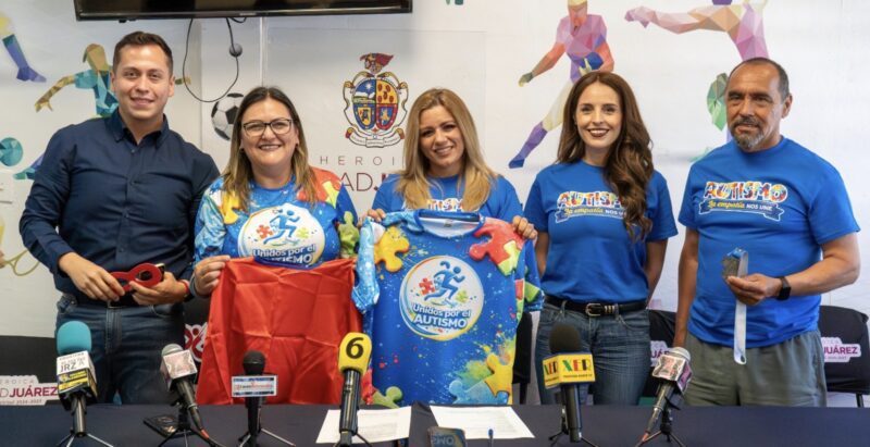 Presentan carrera Unidos por el Autismo en Juárez