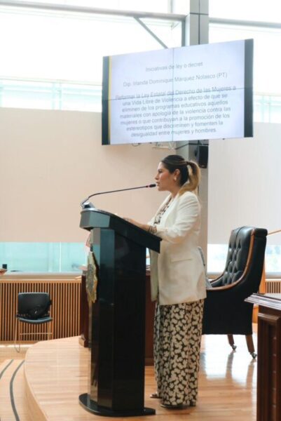 “Que desde la niñez se nos enseñe a no violentar a las mujeres”: Irlanda Márquez