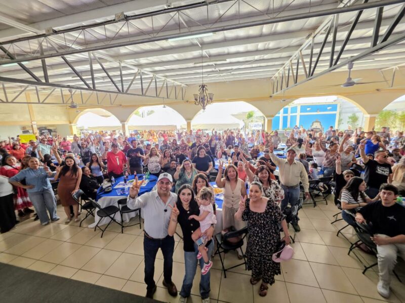 Reúne Alan Falomir a más de mil personas y consolida respaldo de la gente