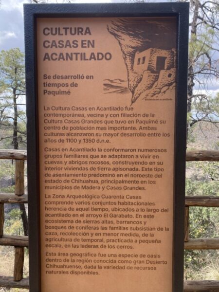 Noticias Chihuahua Pausa.MX Instalan nuevas cédulas informativas en la Zona Arqueológica Las Cuarenta Casas