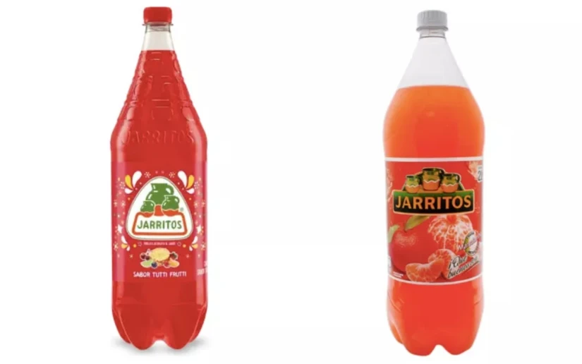 En México se distribuyen dos versiones de los refrescos Jarritos.