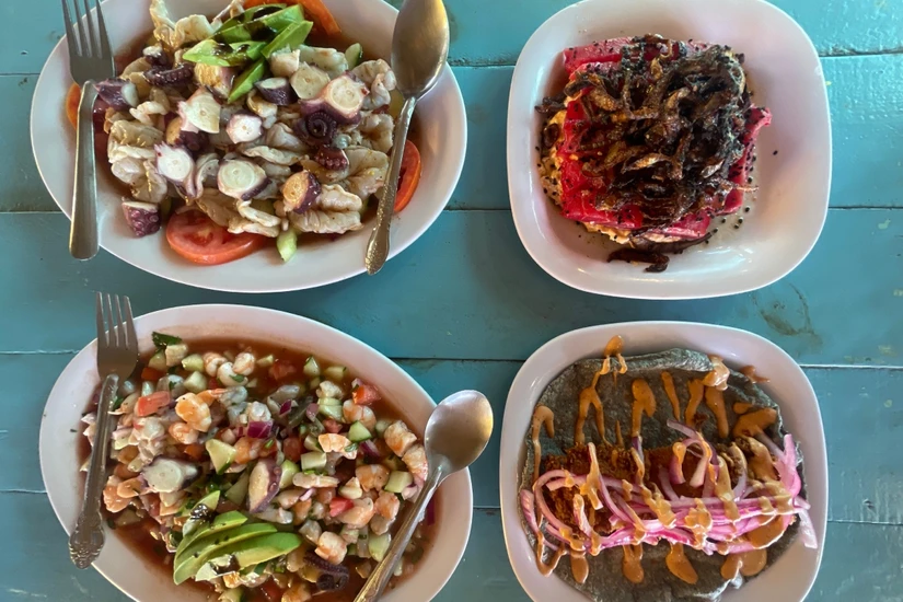 Durante esta temporada cobran popularidad los platillos de mariscos y pescados.