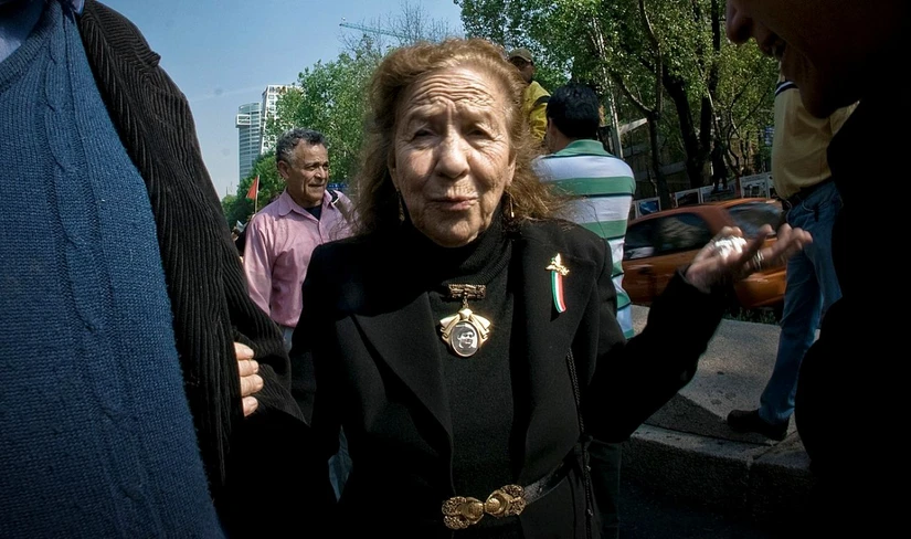 Rosario Ibarra de Piedra durante décadas buscó a su hijo desaparecido. Foto: Joaquín López Dóriga