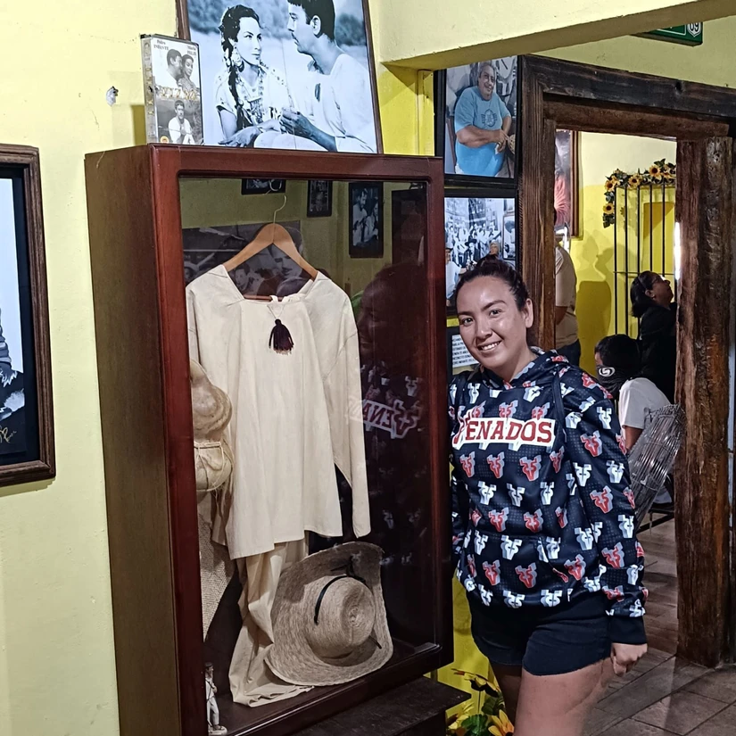 Uno de los trajes de Pedro Infante que se puede encontrar en el que fue su domicilio.