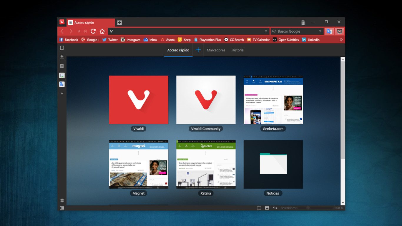 Así es Vivaldi 1.0, la primera versión final del navegador para usuarios  avanzados