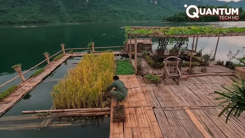 Un asentamiento flotante demuestra cómo vivir lejos de la infraestructura moderna