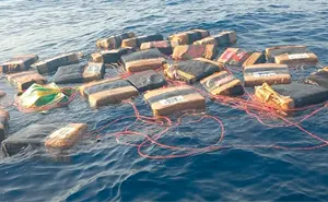 Bultos flotando en el océano encendieron la alerta: así cayó un cargamento millonario de cocaína