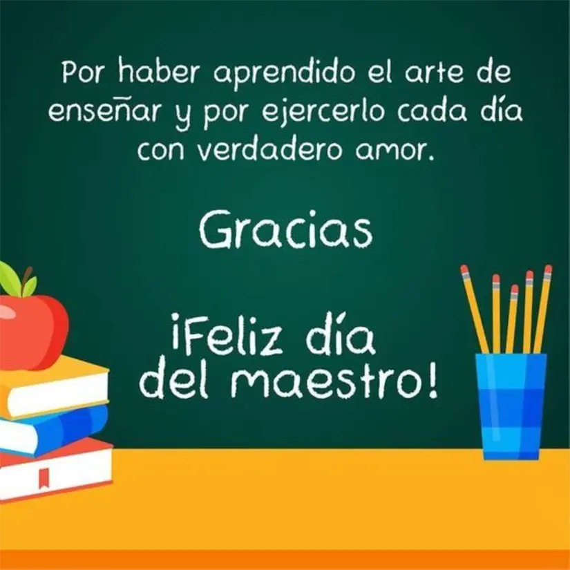 ¡Feliz Día del Maestro! para tu pareja. Foto: Pinterest