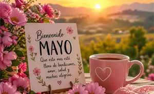 Hola mayo 2026: frases bonitas para iniciar el mes con buena energía