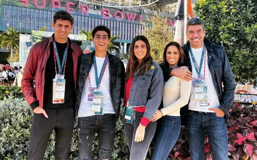 La pareja tiene tres hijos. Foto: Cortesía