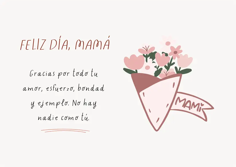 Hazle el día a mamá con estas frases. Foto: Cortesía