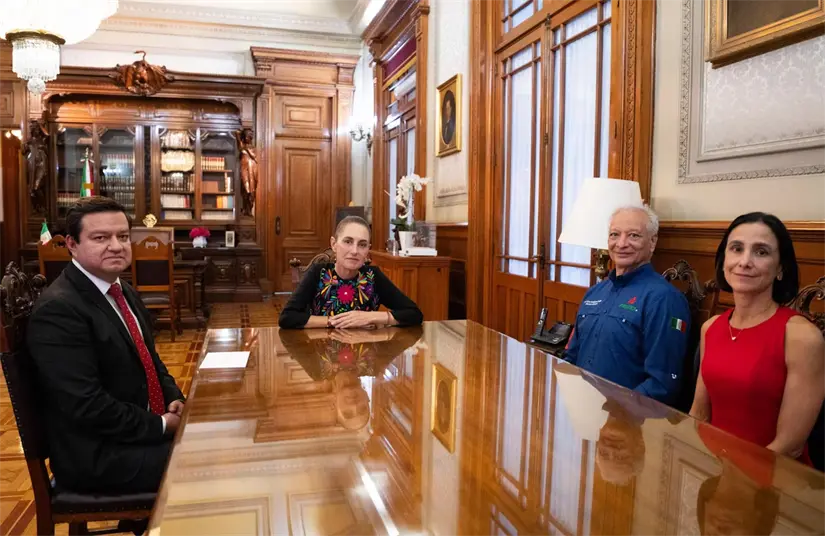 Tiene una relación de trabajo con Sheinbaum. Foto: Gob. de México