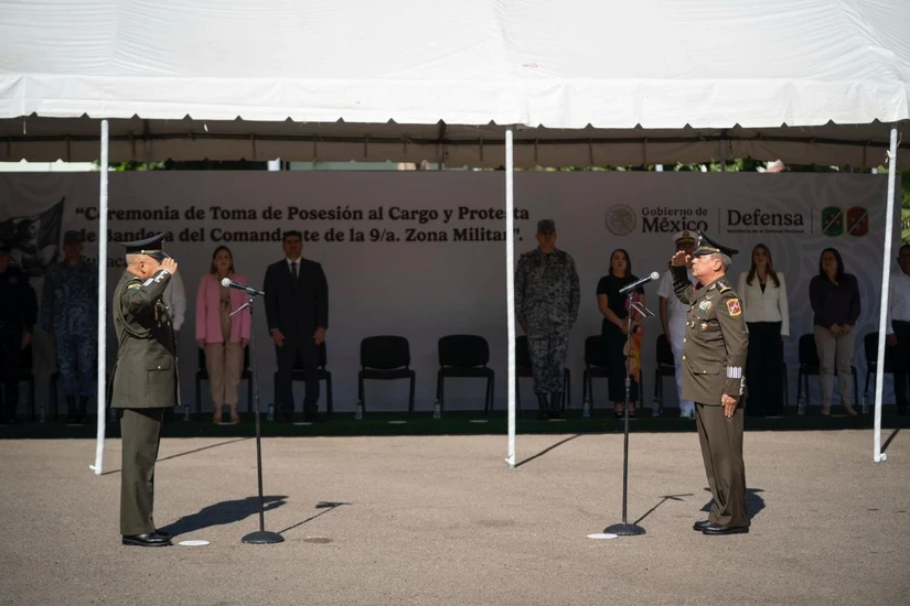 Julio César Islas Sánchez fue nombrado como el nuevo comandante en Sinaloa. Foto: Cortesía