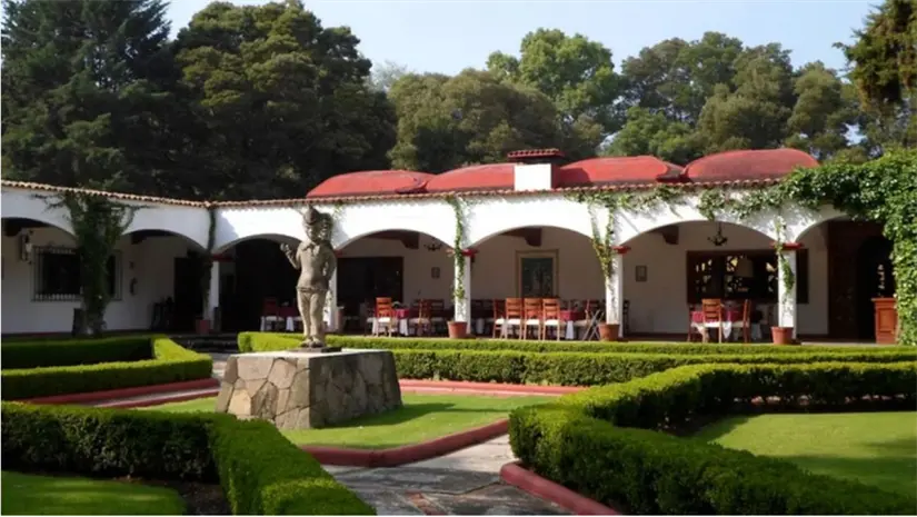 La mansión de Cantinflas en el Edomex que se convirtió en un hotel y restaurante. Foto: Cortesía