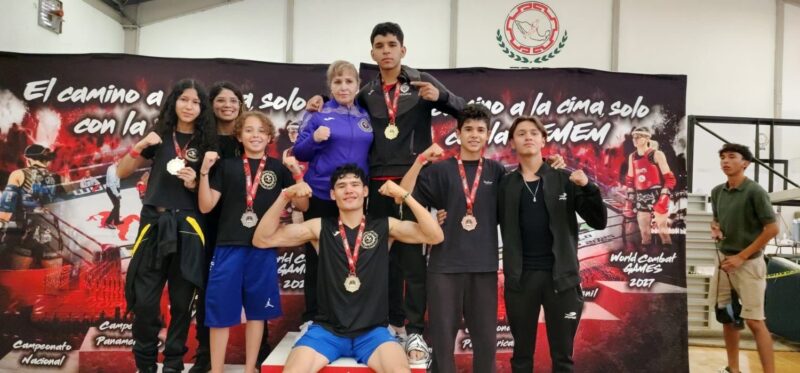 Logra Chihuahua 2 oros y 4 playas en Nacional de Muay Thai
