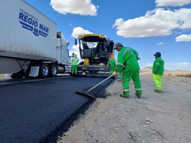 Concluye tren de pavimentación el mantenimiento de la Federal 10