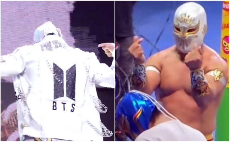 BTS desata locura en la Arena México y Místico les rinde homenaje en plena función