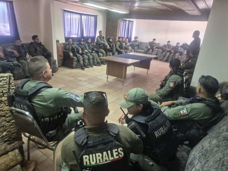 Capacita SSPE a policías rurales para reforzar operativos en la Sierra